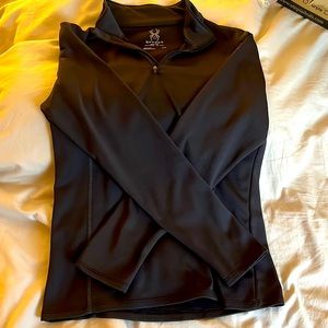 Spider brand Quarter zip thin fleece lined base layer size medium